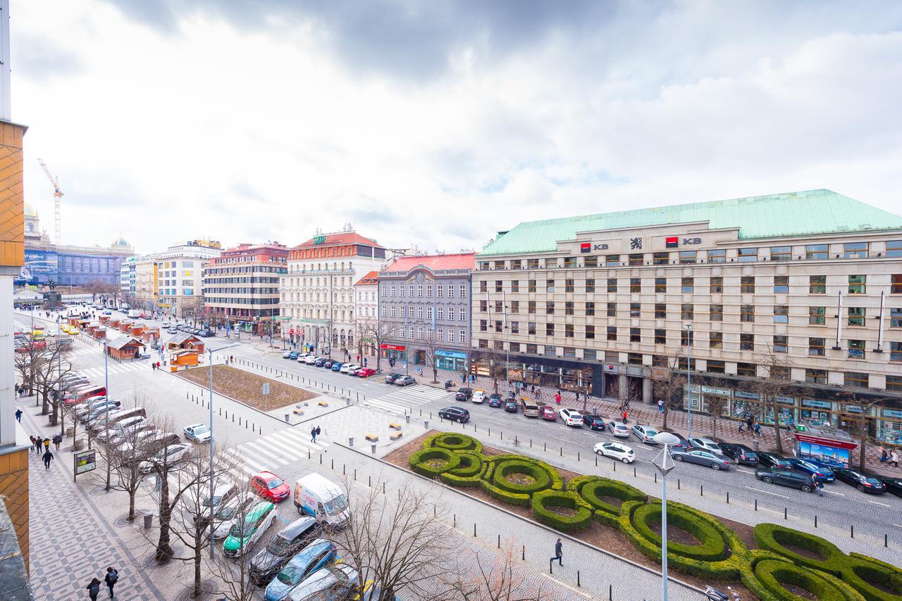 Wenceslas Square Apartment Praga Exterior foto